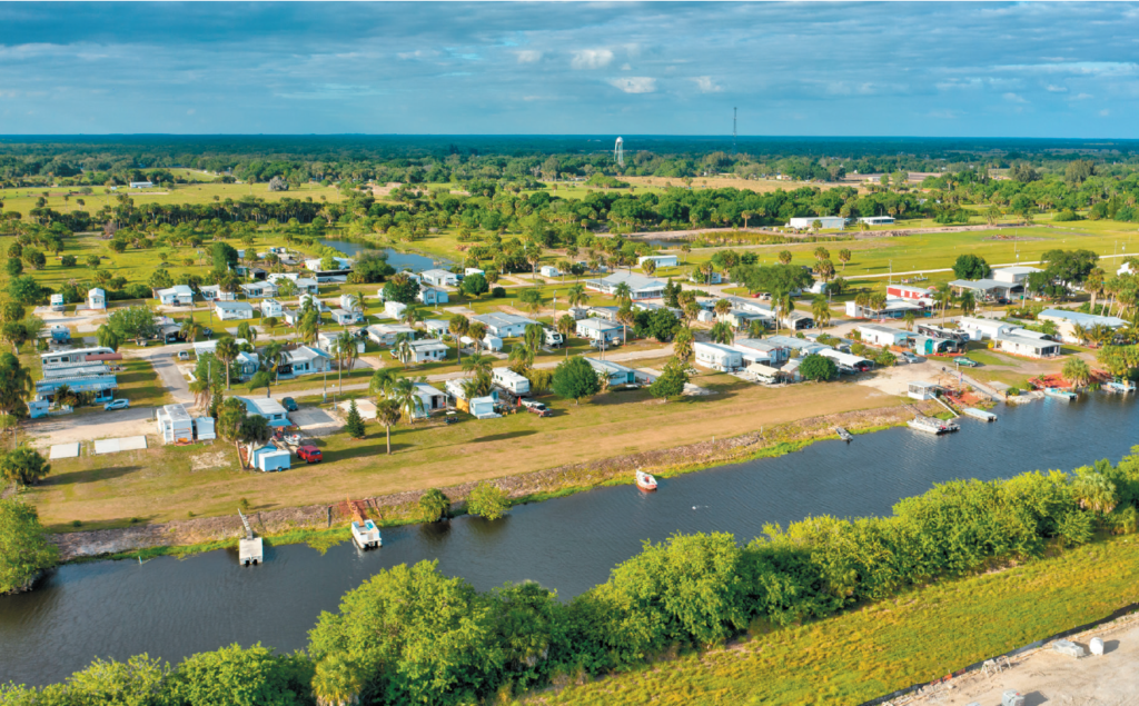 Aerial Photo of Moore Haven RV Park